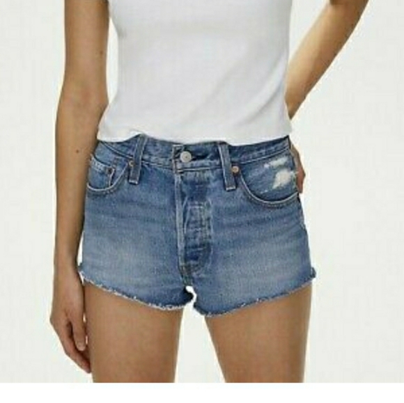 New LEVI'S 501 Micro Shorts - Picture 9 of 11
